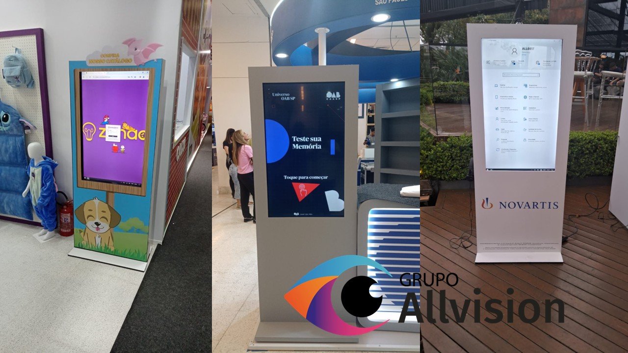 Locação Totem Touch Screen-luguel de totem touch screen-Aluguel de tvs touch screen Painel de Led EM 2026 Gamificação Para Eventos - Atração Para Seu Evento