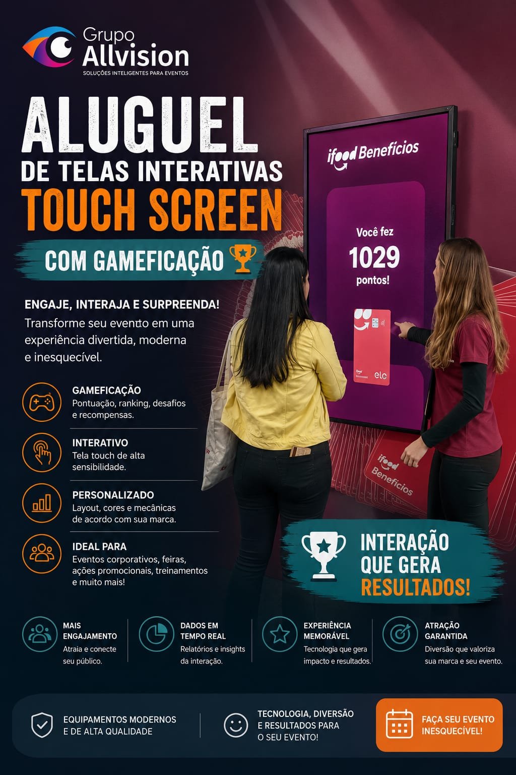 Gamificação para Stands Totem para Congressos Totem para Convenções EM FORTALEZA EM 2026