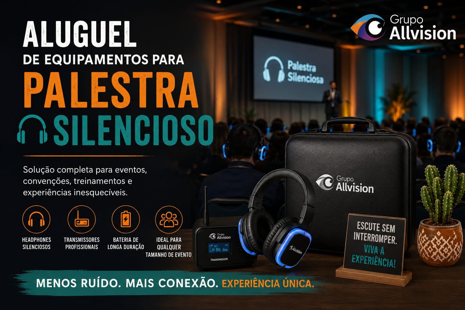 Aluguel de Painel de LED, Totem Interativo com Gamificação, Projetores e Óculos VR para Congressos no Centro de Eventos do Ceará Fortaleza 2026