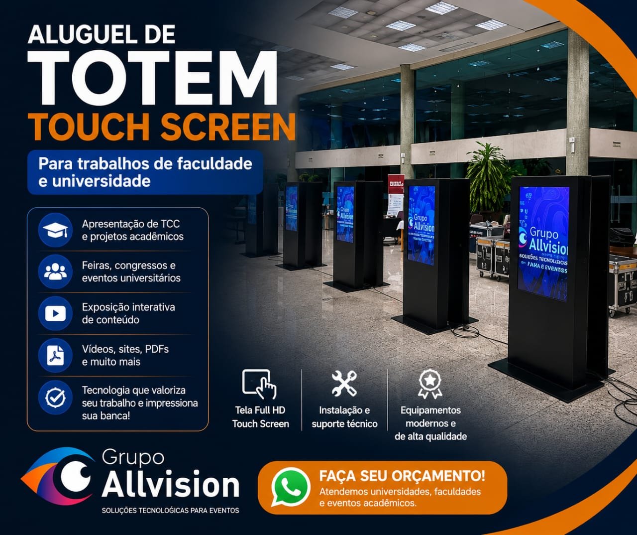 Gamificação para Stands Totem para Congressos Totem para Convenções EM FORTALEZA EM 2026