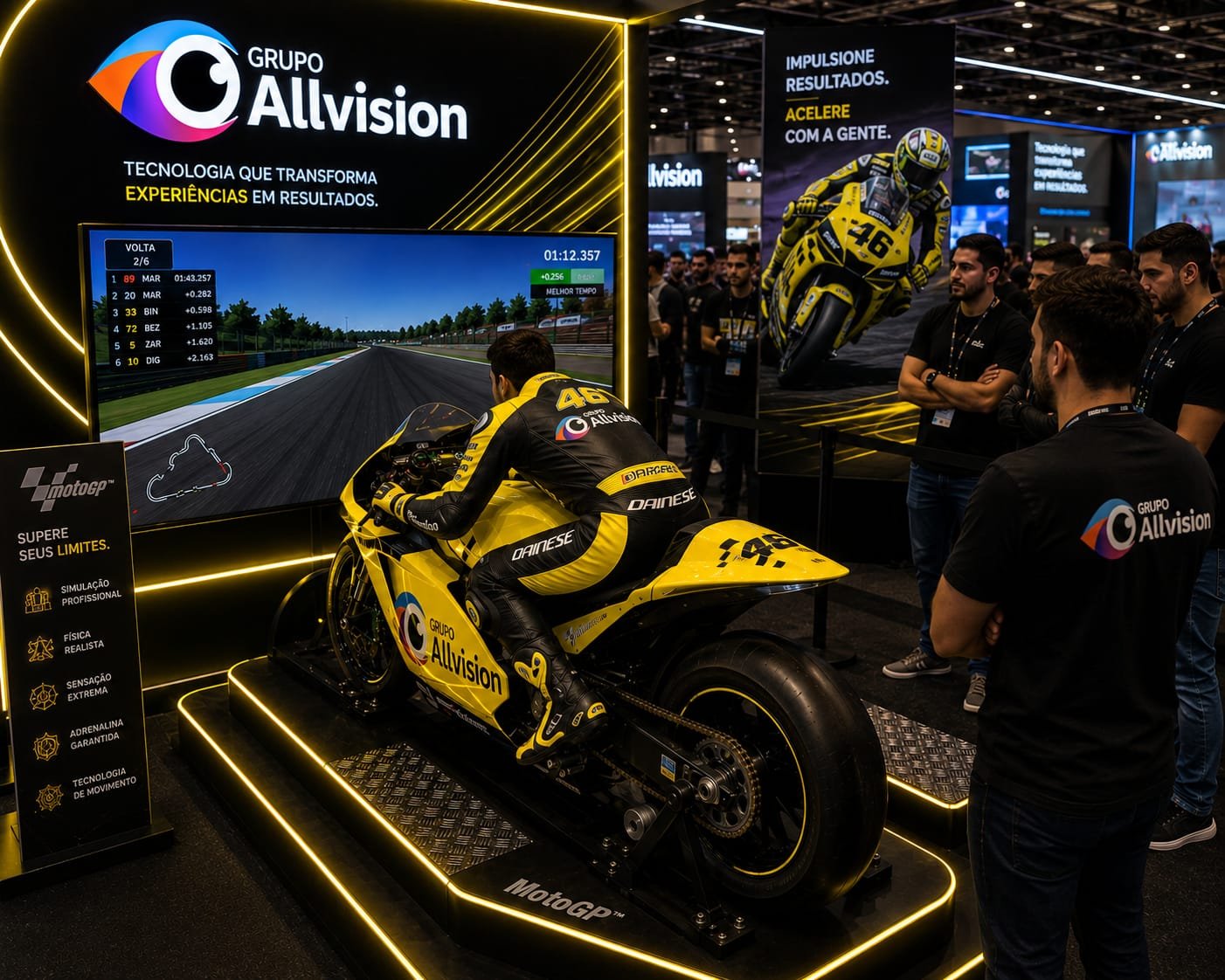 Aluguel de Palestra Silenciosa, Holograma 3D, Óculos de Realidade Virtual e Simulador Automotivo para Eventos em Fortaleza 2026